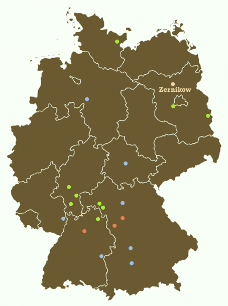 historische Gärten mit Nutzpflanzen in Deutschland